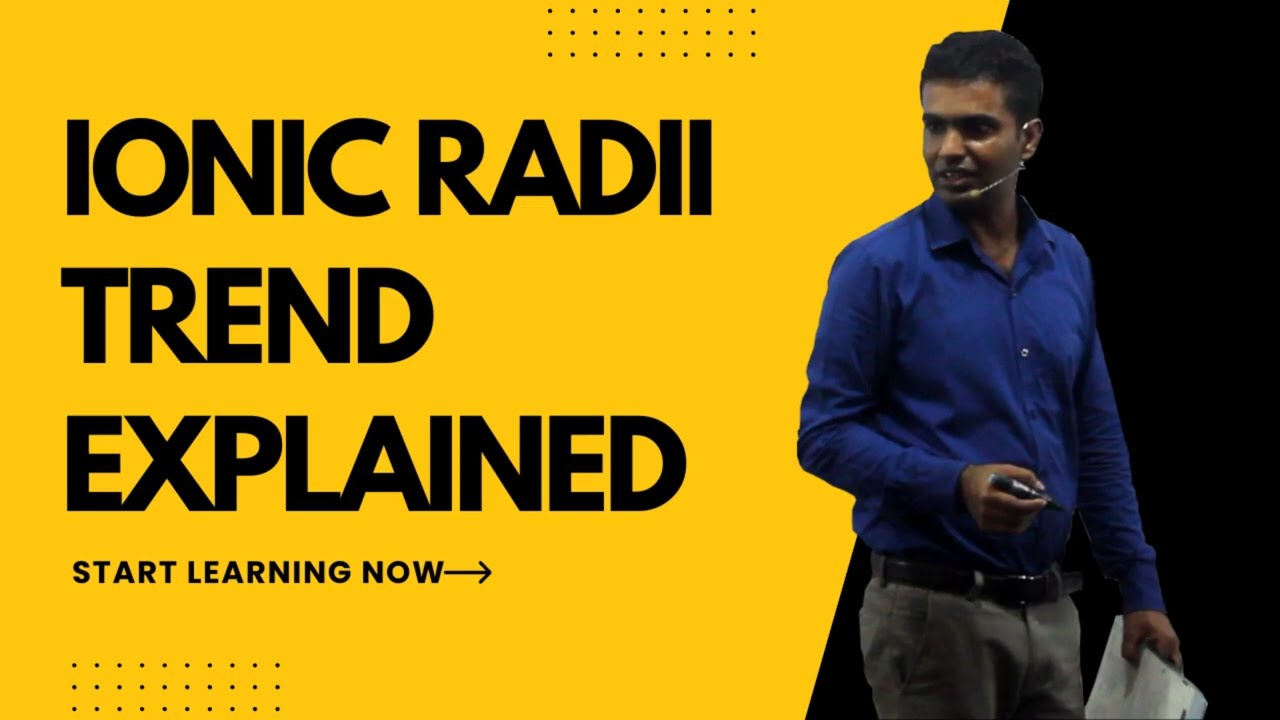 Ionic Radii MCQ Explained | N³⁻ O²⁻ F⁻ Comparison | A/L Chemistry Model Paper Discussion