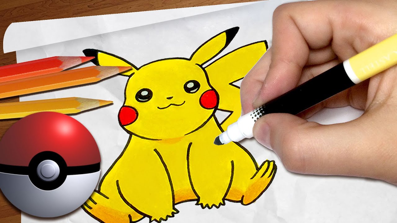 Crmla Pokemon Como Desenhar O Pikachu