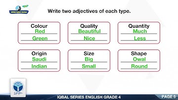 AFAQ Iqbal series Grade-4 English (Page# 01-11) | Student’s Resource Pack | Teaching Videos.