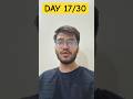 DAY 17/30 Hard Days Challenge || New Pattern Ka Mock Diya #ibps #ibpspo #sbipo #shorts #ytshorts