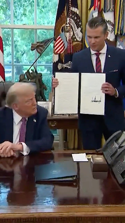 Trump Signs Order to Rename Pentagon the Department of War