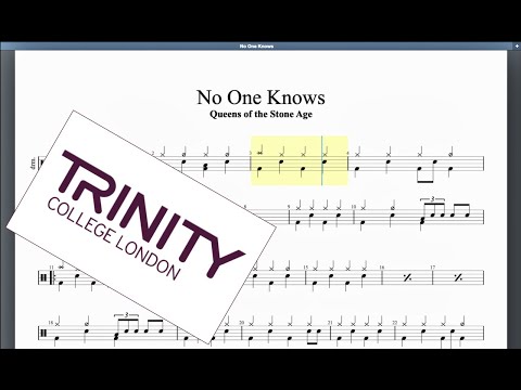 No One Knows Trinity Grade 5 Drums