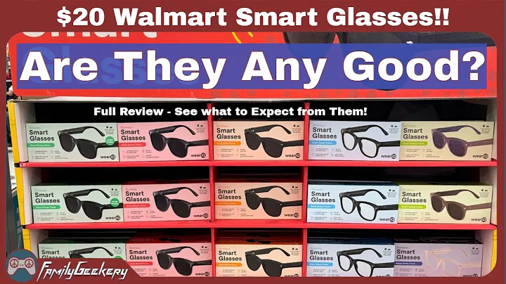 $20 Smart Glasses at Walmart! Are the WearIQ Any Good?