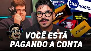 YouTube thumbnail: A CazéTV está induzindo o brasileiro a APOSTAR e PERDER dinheiro