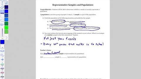 Using samples to make predictions about a populations