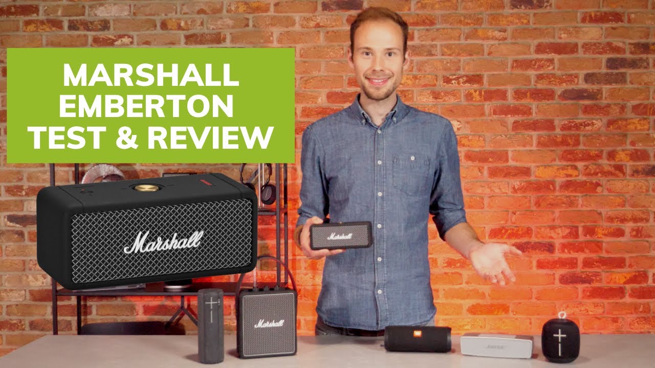 Marshall Emberton Portable Speaker Test & Review (VS JBL, Bose & UE) 