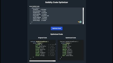 Struct Packing Optimisation