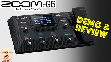 ZOOM G6: Demo & Review (2 demo songs: clean & distorted tones| comparison vs Ampero, GE250, MG30)