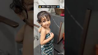 Baby Spa Mode ON 😂🛁 | Funny Toddler Bath Time