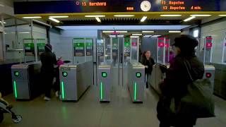 Sweden, Stockholm, Fittja Subway Station, 1X Escalator