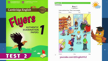 [ Flyers 1 - Test 2 - NEW ] Authentic Examination Papers | Listening Test 2 (With Answer Key)