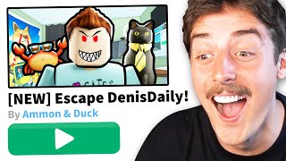 My fans surprised me with a DENIS GAME in Roblox!