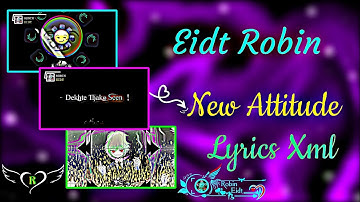 Tiktok Trending Viral xml || "New Attitude Lyrics XML | Black Screen | Alight Motion#foryou #xml 