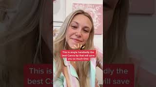 This is SINGLE handedly the BEST Canva tip that will save you TIME!