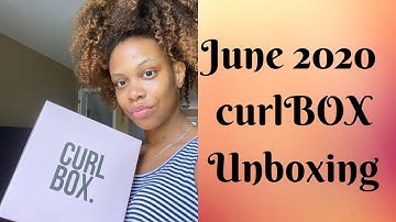 June 2020 curlBOX Unboxing