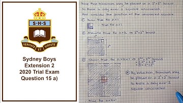 How to answer Q15 a) of the 2020 Sydney Boys Extension 2 trial exam