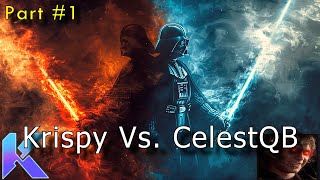 Krispy Vs. CelestQB Part #1 | Hero Showdown | Star Wars Battlefront 2