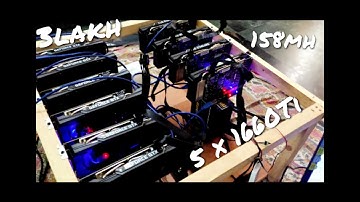 5 x 1660 Ti Ethereum Mining Rig Setup