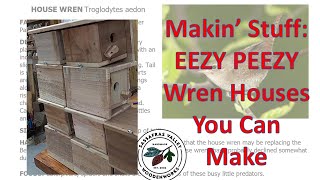 Makin Stuff:  EEZY PEEZY Wren Houses You Can Make