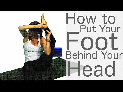 5 Minute Yoga Tutorial (How to put your foot behind your head) | Fightmaster Yoga Videos