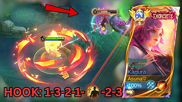 Back to Try Kagura Hook Combo In Rank 🐱!! Mobile Legends 