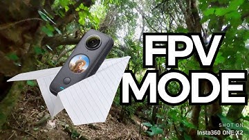 How to use Insta360 One X2 Fpv Mode in a New Zealand Forest!