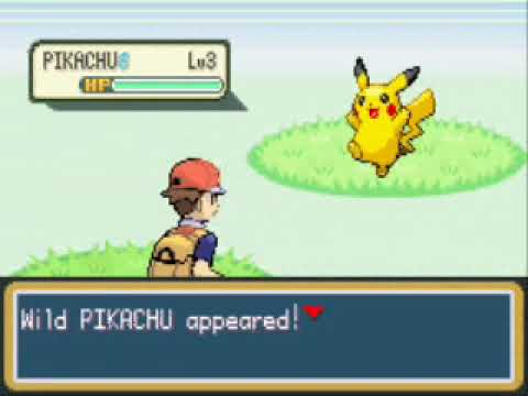 Pokemon Fire Redleaf Green Episode 3 Capturing Pikachu And Caterpie Training