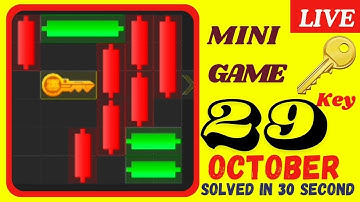 29th October Hamster Kombat Daily Mini-Game Puzzle Solved #hamstercombat #minigame #minipuzzle