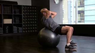 Exercise Ball Sit-Ups, From The Grain Brain Whole Life Plan