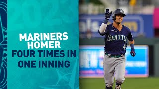 Mariners Homer FOUR Times in One Inning Against Royals