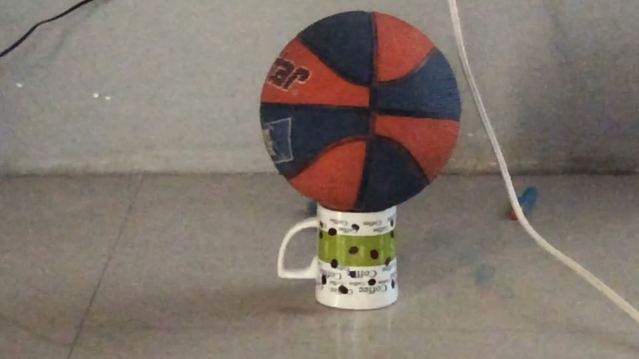 Nerf gun battle with the ball as target