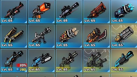 Pixel gun 3D using level 65 primary weapon (2022)