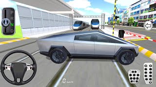 New 3 Tesla Cybertruck vs Bullet Train Crashes - 3D Driving Class 2024 - best Android gameplay by David Games 15,604 views 3 weeks ago 10 minutes, 24 seconds