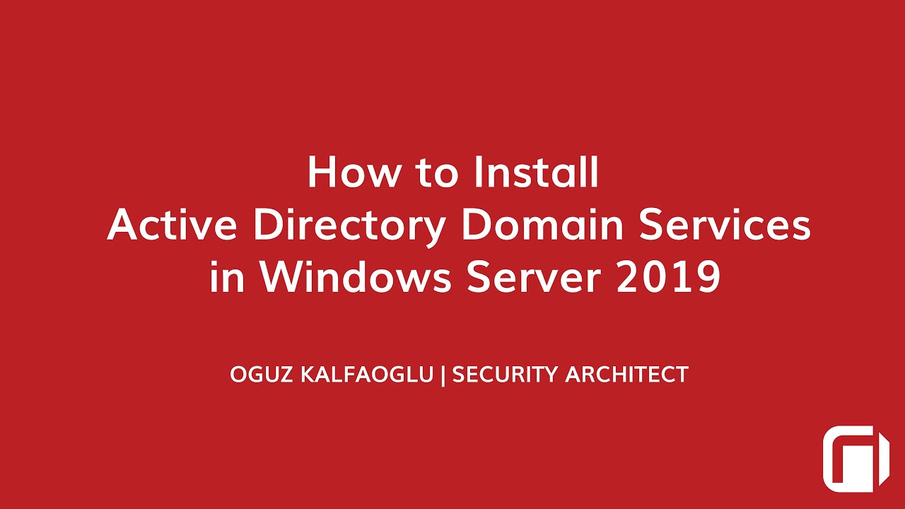 How to Install Active Directory Domain Services in Windows Server 2019 ...