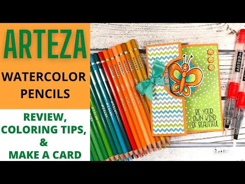 Arteza Colored Pencils – Color with Me and Make a Card – Lisa Mears Designs
