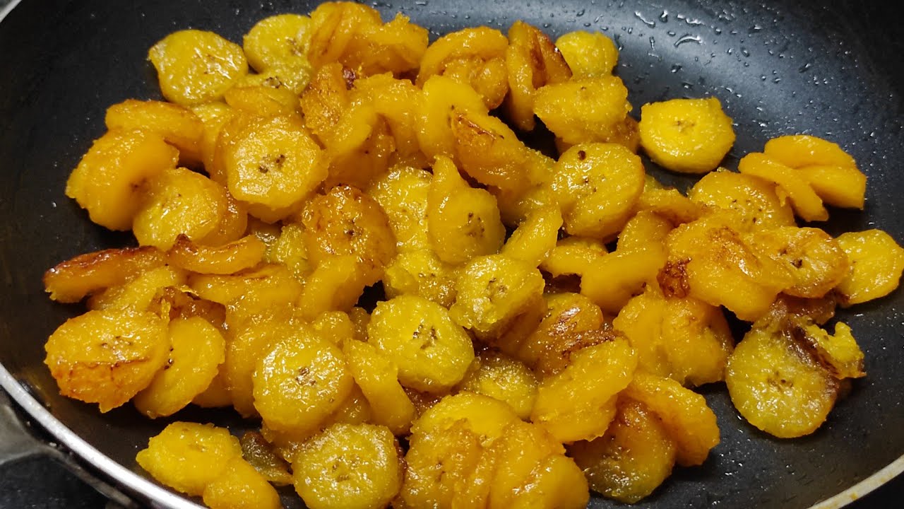 Banana Ghee Roast Simple Evening Snacks Recipe YouTube