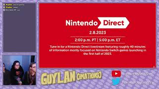 Nintendo Direct 2/8/23 Reaction ft BelowAverage