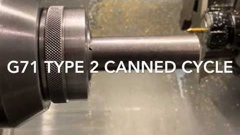 G71 Type 2 Canned Cycle Example