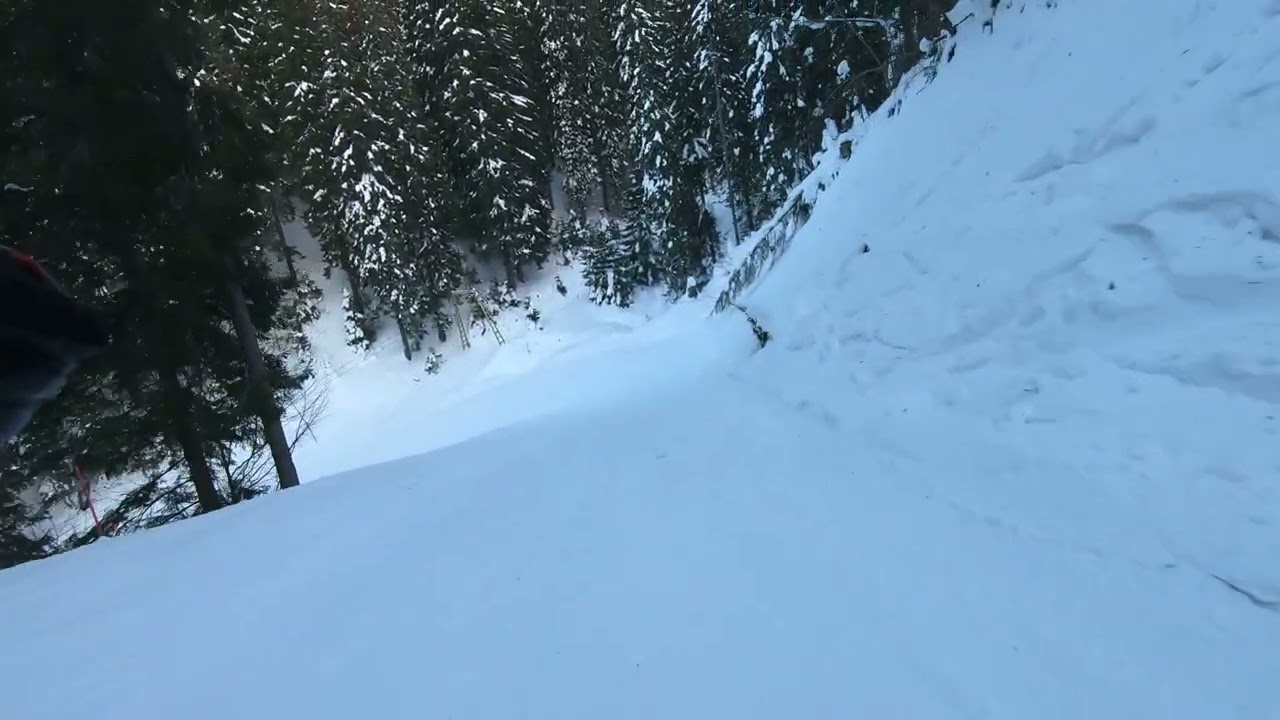 Coborâre în Parâng, februarie 2023