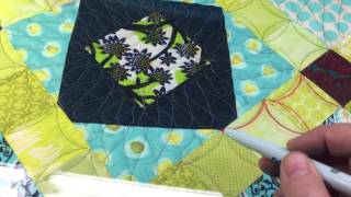 Freemotion Quilting Tips: How to Navigate Through a Quilting Design Without Starts and Stops
