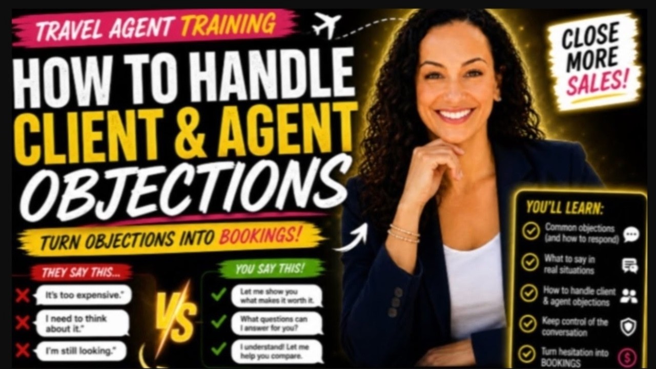 How to Handle Client & Agent Travel Objections 😳 LIVE REPLAY