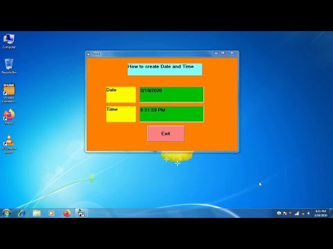 How to create Date and Time in vb 6 0