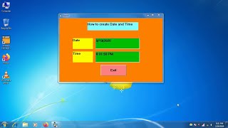 How to create Date and Time in vb 6 0