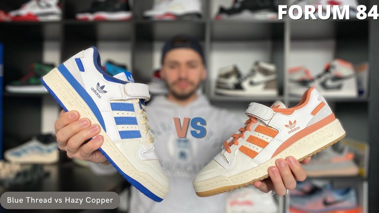 adidas forum low blue thread