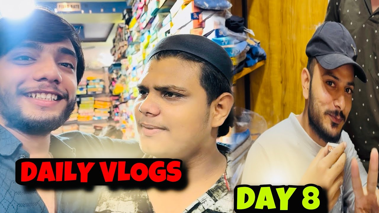 DAILY VLOGS DAY 8 RAGHU NE KIYA PROMOTION PANI PURI WALE KA