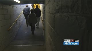 Neighborhood cuts ribbon on updates Dodge pedestrian tunnel
