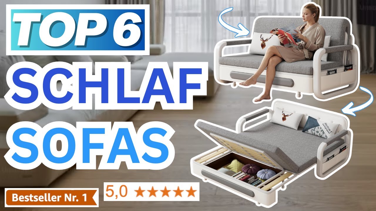 Beste SCHLAFSOFAS (Testsieger 2026) | Top 6 Schlafsofas Vergleich