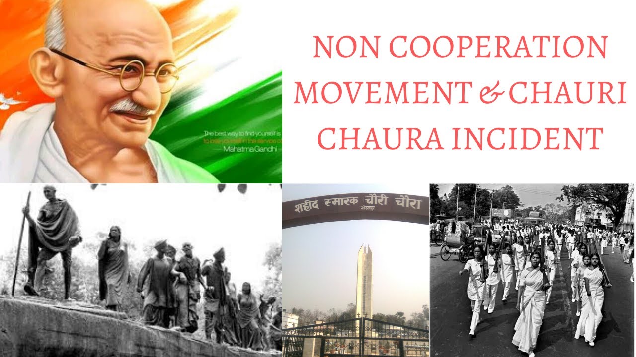  ENGLISH Non Cooperation Movement 1920 Chauri Chaura Incident 1922 