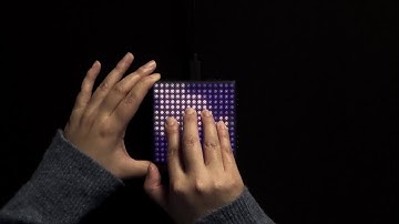 Pulsing - for Roli LightPad Block, custom software created with Max, and Kyma