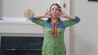 Bharatanatyam Two palm mudra (Samyutha hasta)